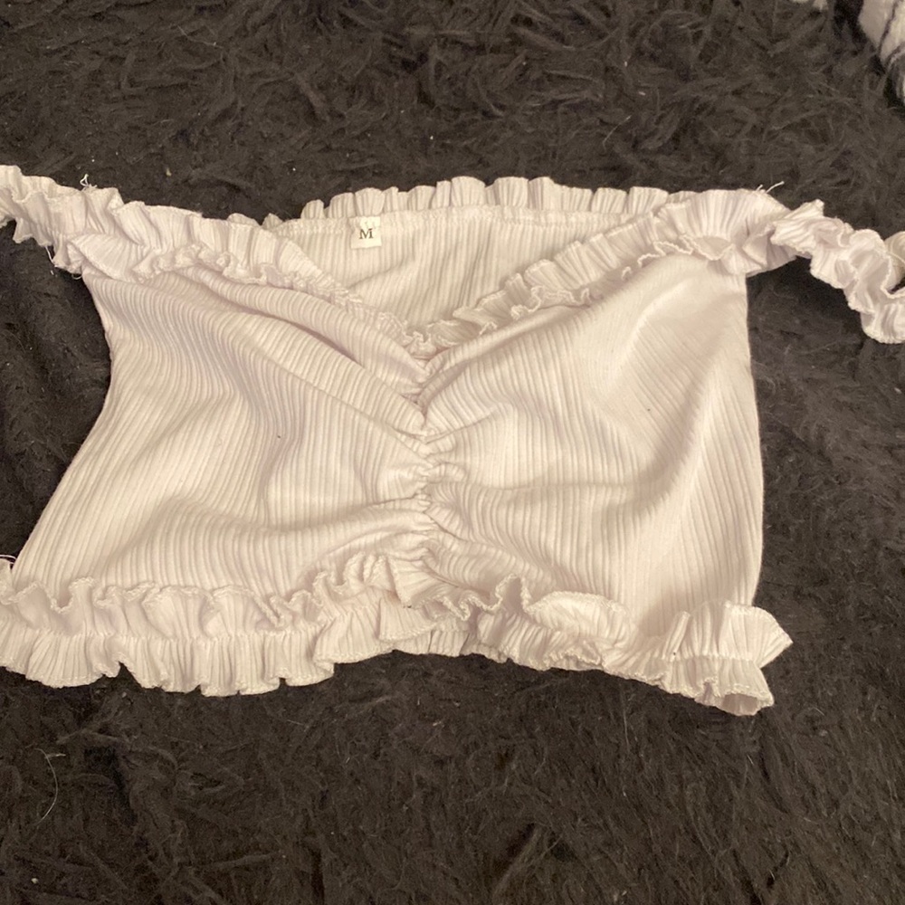 Off the Shoulder Crop Top